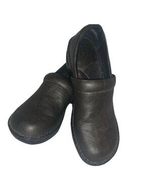 boc Born Women's Concept Dark Pewter Wedge Slip On Comfort Clog Size 9
